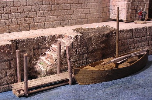 Barque et filet