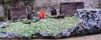 Campement (2 tentes, 2 couvertures roules, foyer. N 050, 12/2004.