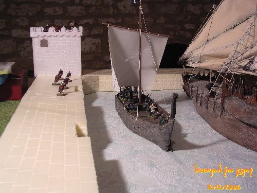 Port d'Umbar : les quais et la tour d'angle