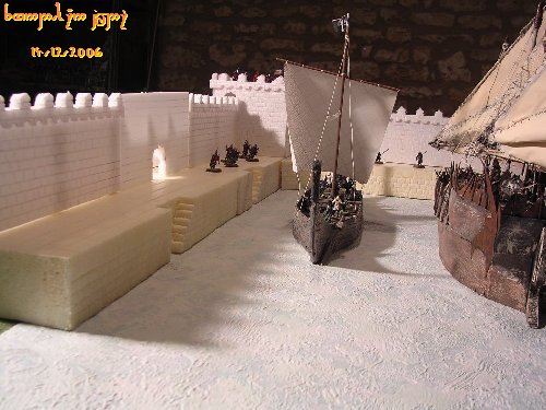 Port d'Umbar : murailles et bretèche (en cours)